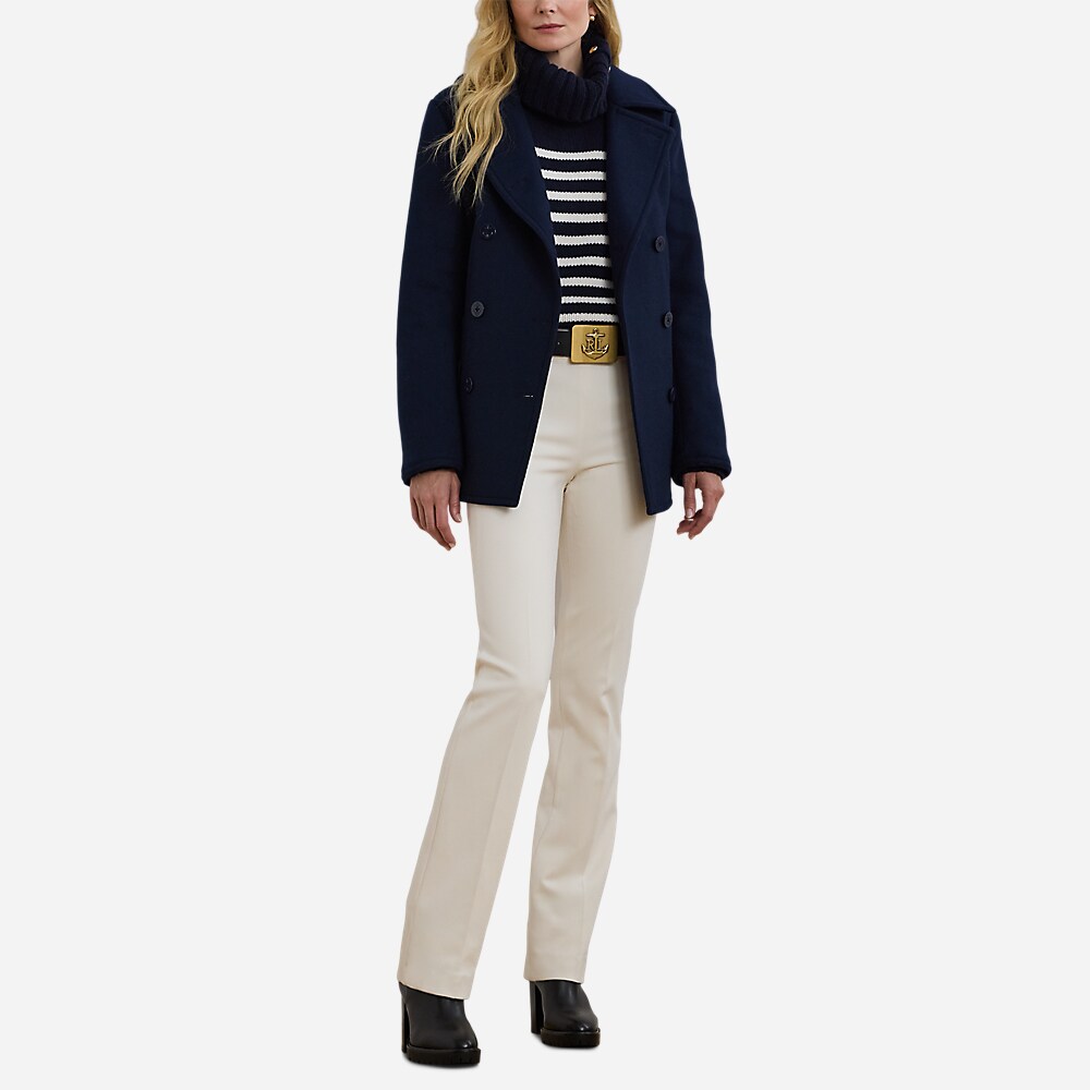 Double-Faced Crepe Sailor Pant - Mascarpone Cream