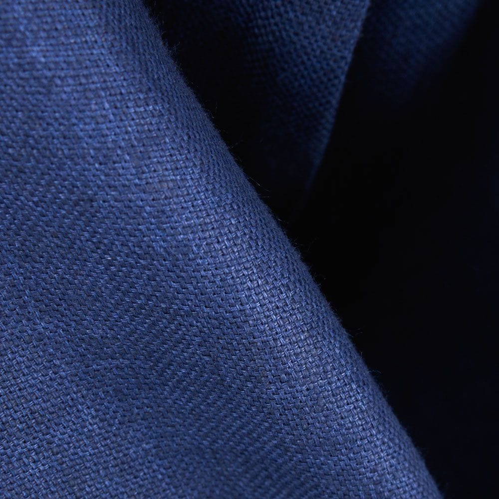 Linen Canvas Trousers -  Navy