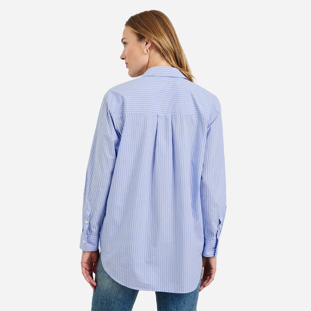 Elsa Shirt - Oxford White Stripe