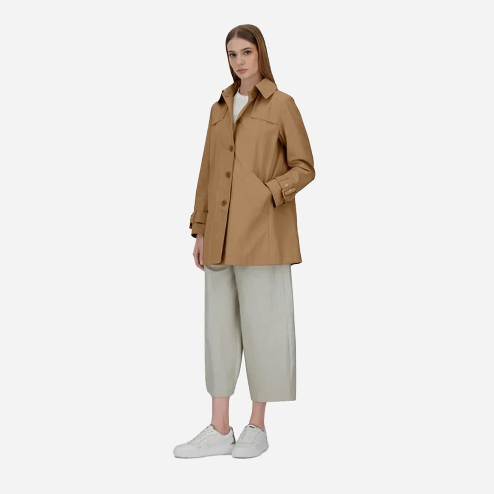 Raincoat In Delon & Monogram - Camel