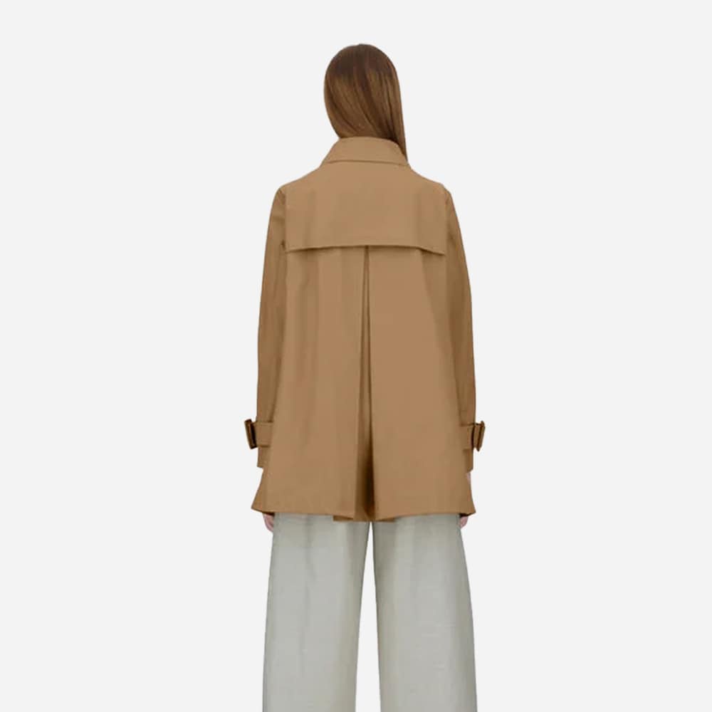 Raincoat In Delon & Monogram - Camel