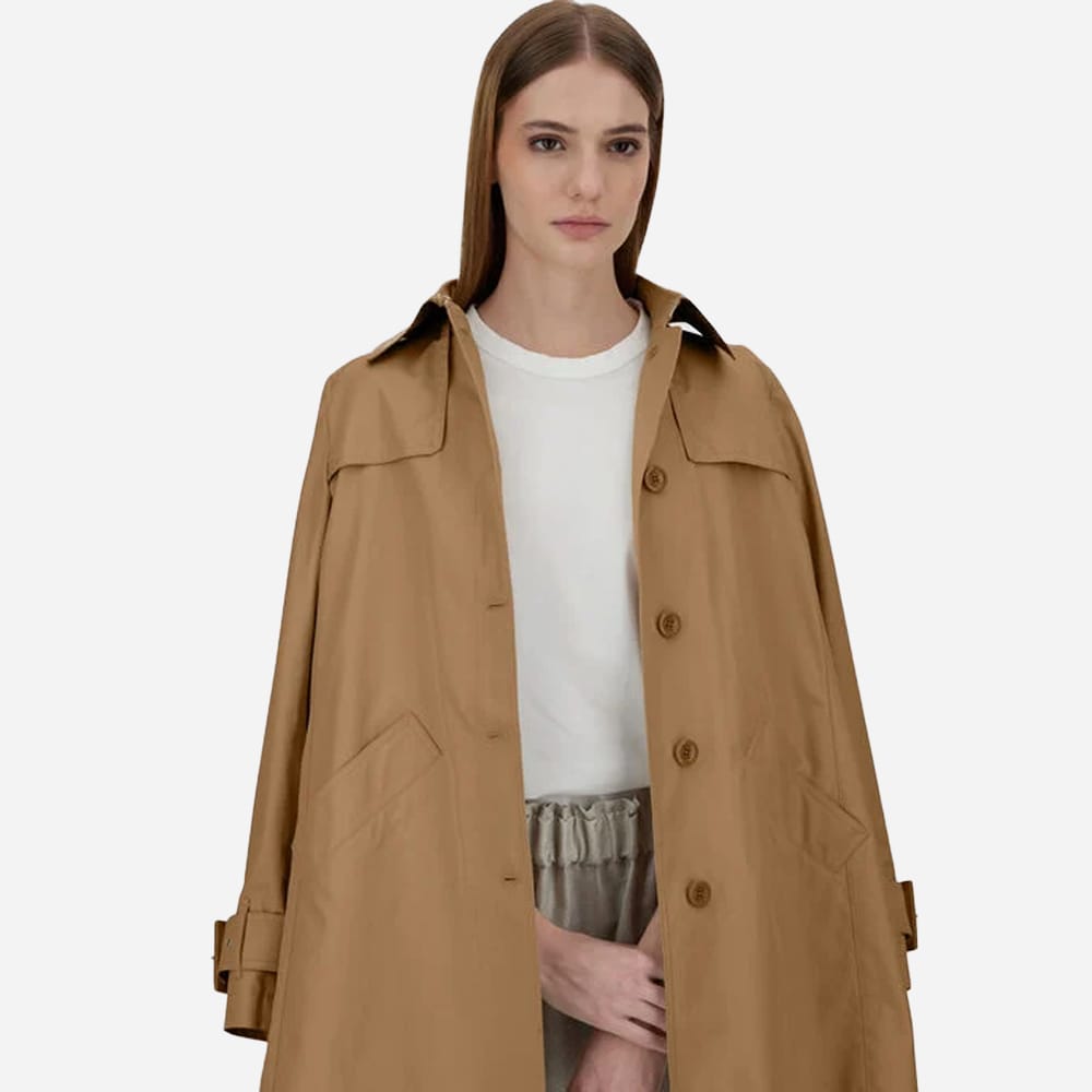 Raincoat In Delon & Monogram - Camel