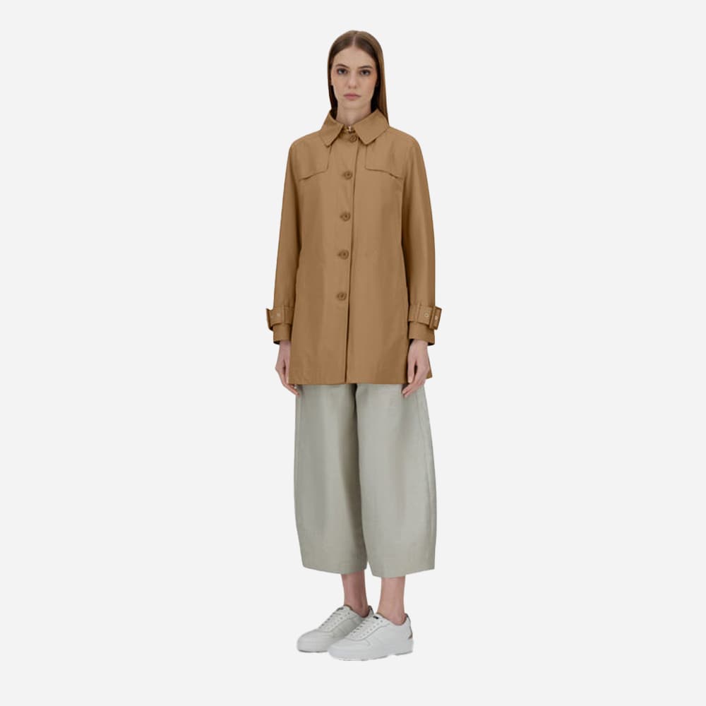Raincoat In Delon & Monogram - Camel