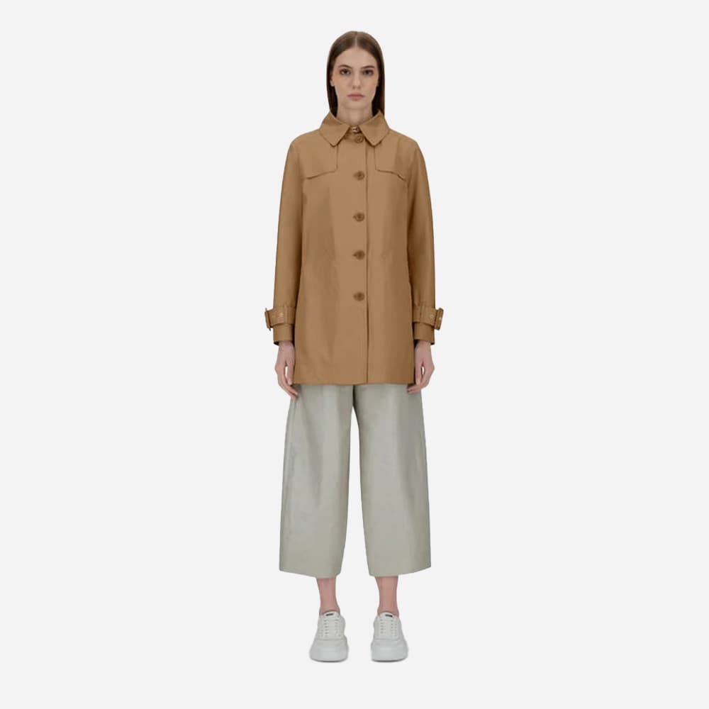 Raincoat In Delon & Monogram - Camel