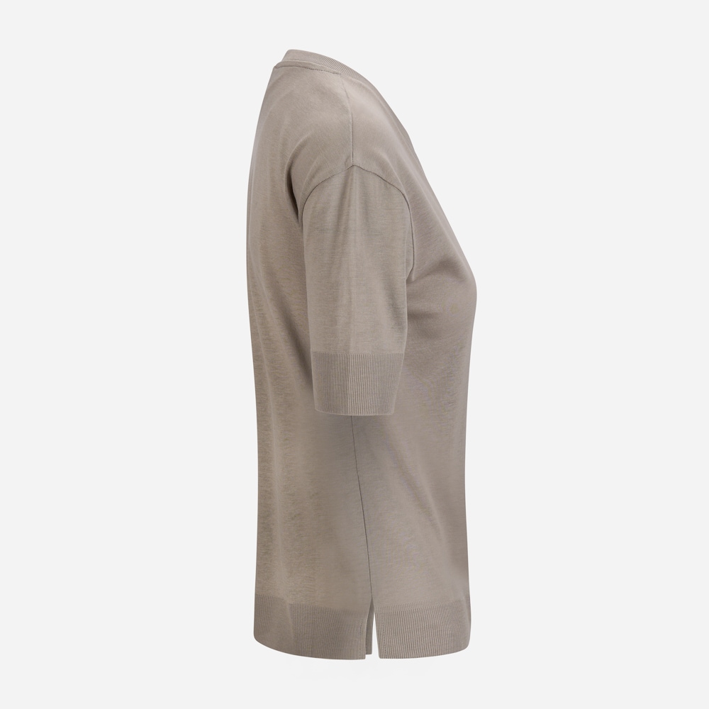 Knitted Sweater - Taupe