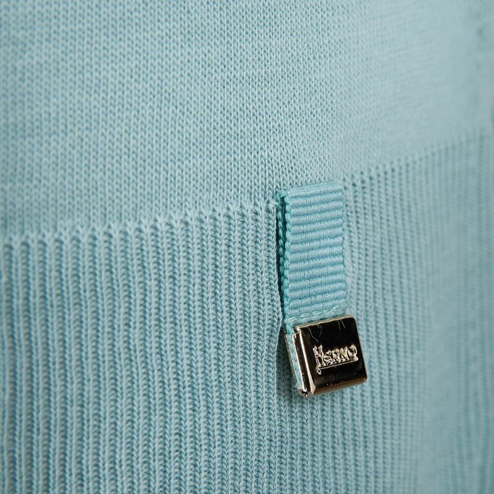 Knitted Sweater - Azzurro Minerale
