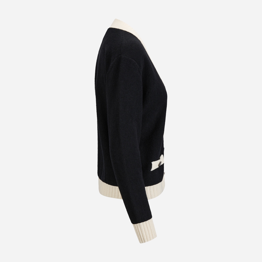 Knitted Cardigan - Black