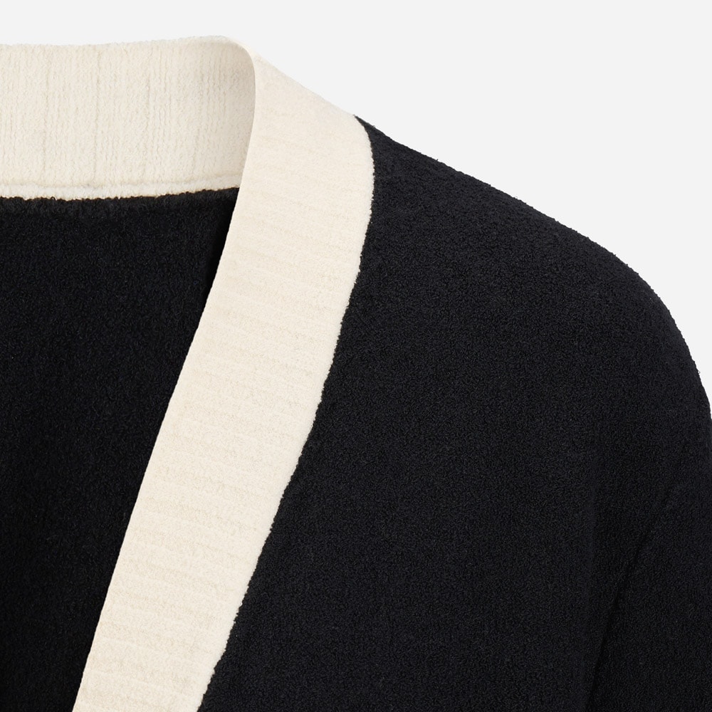 Knitted Cardigan - Black