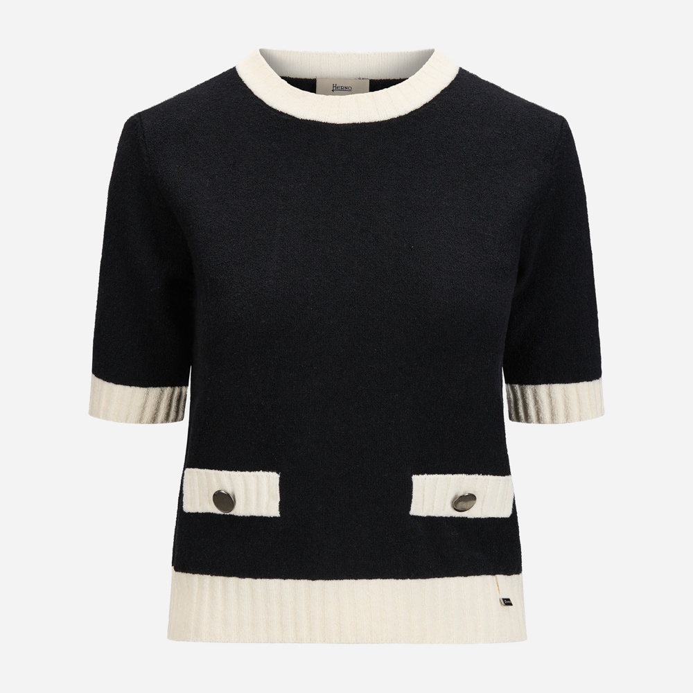 Knitted Sweater - Black