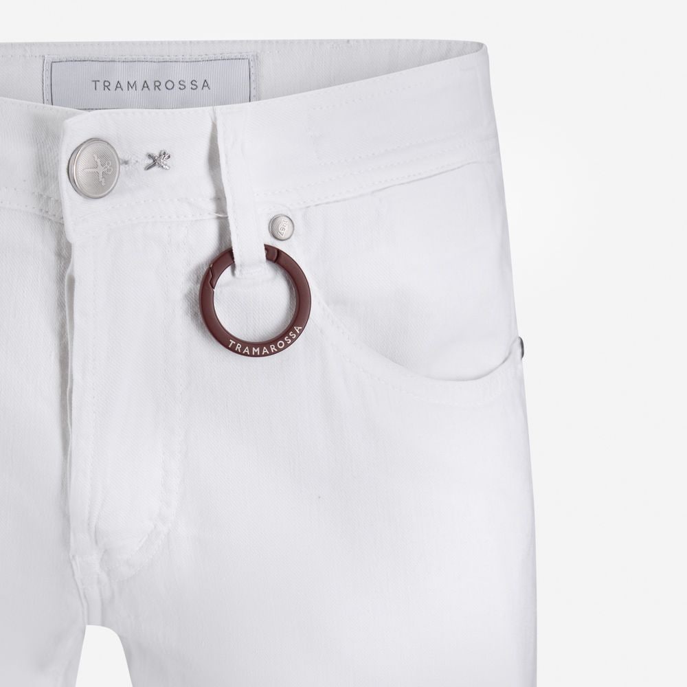Leonardo Cotton-Linen - White