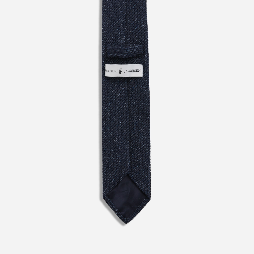 Tie Granadine Bottonato - Navy