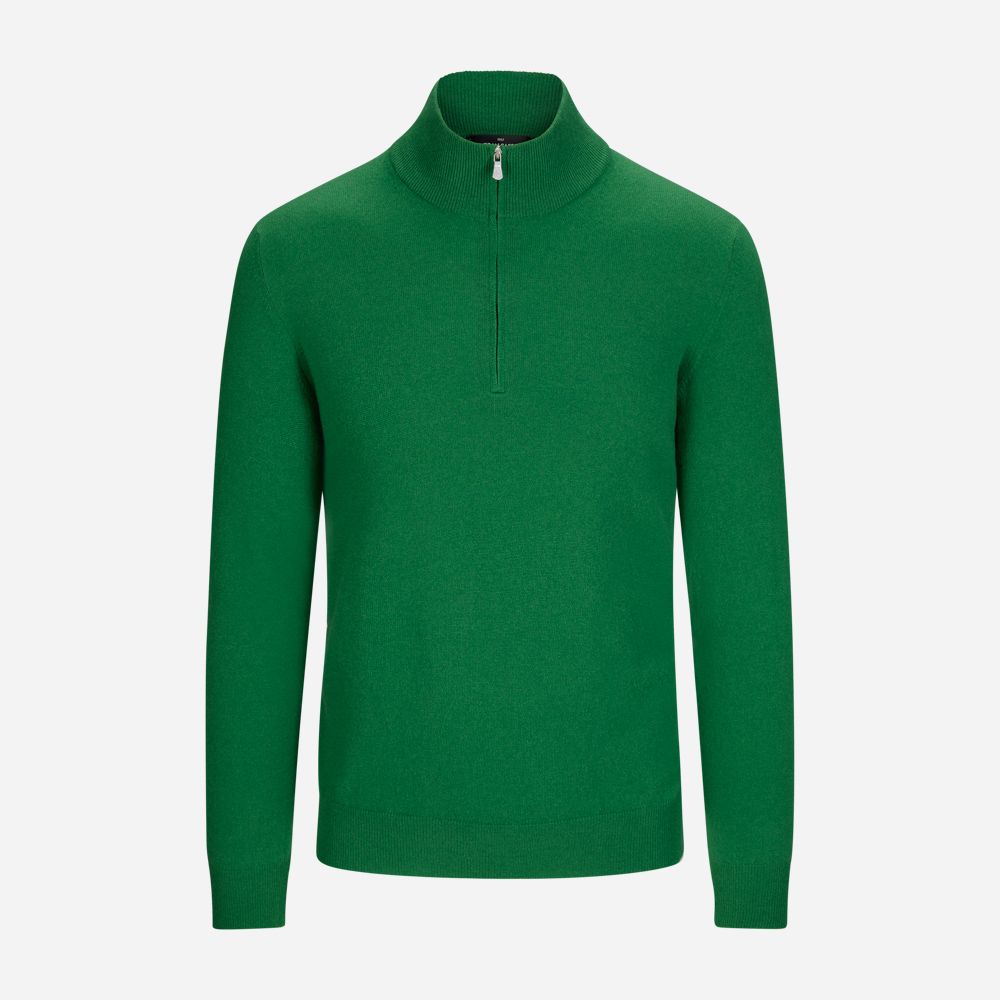 Half Zip Cashmere - Pagoda