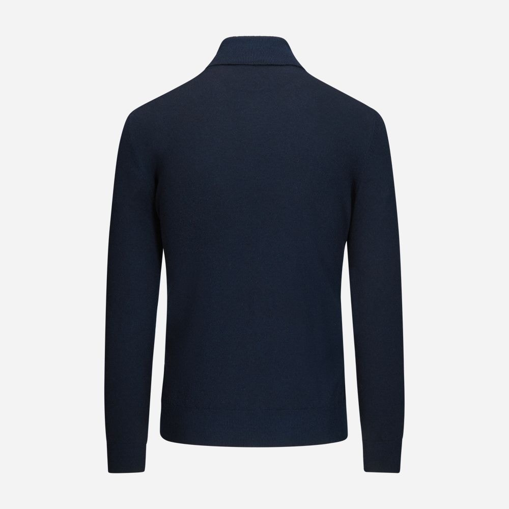 Turtle Neck Cashmere - Navy