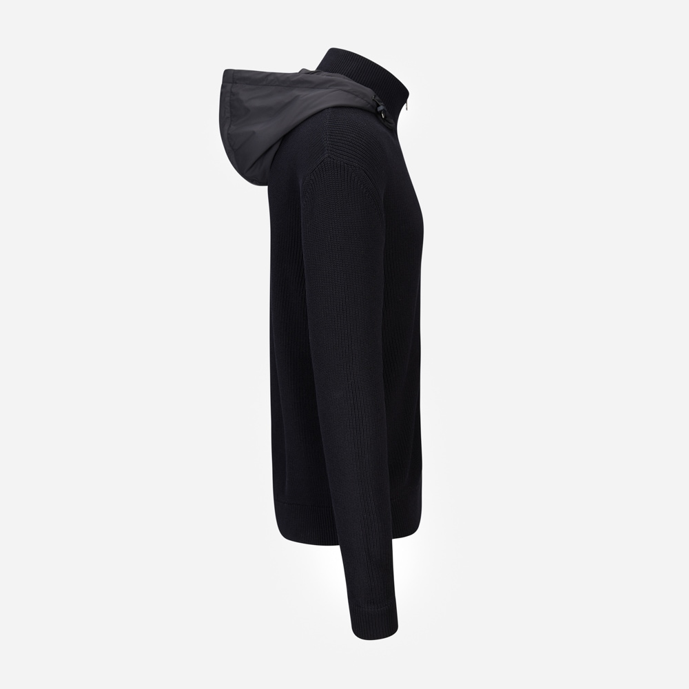 Full Zip Knit - Blue