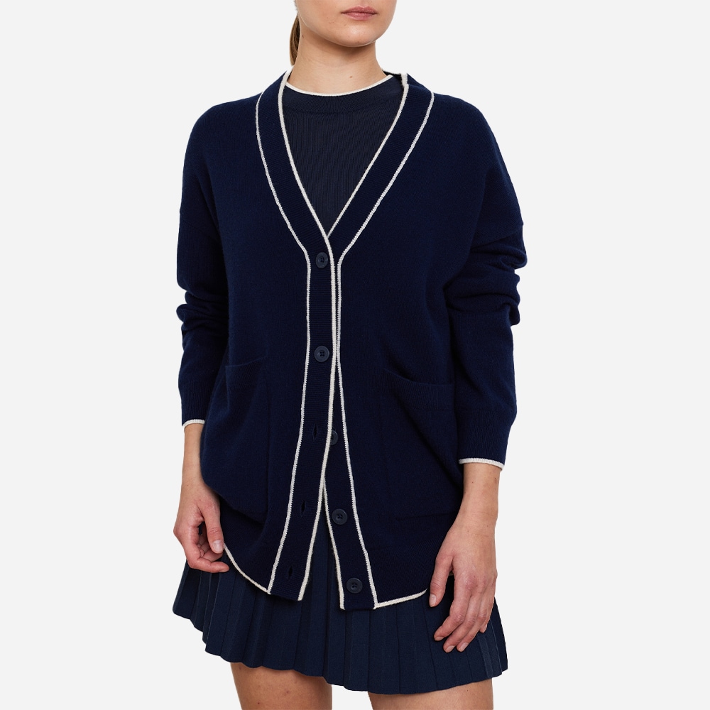 Club Cardigan - Navy-Blue