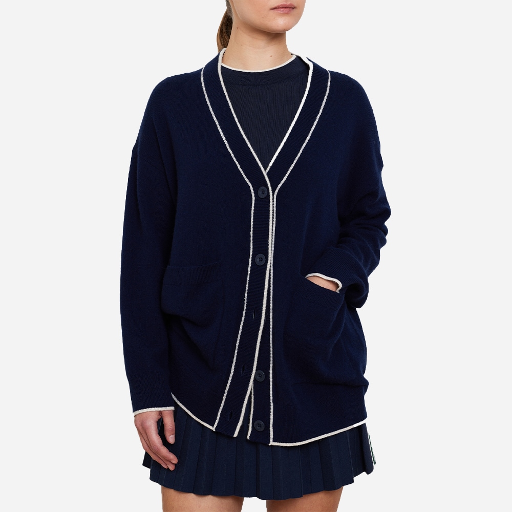 Club Cardigan - Navy-Blue