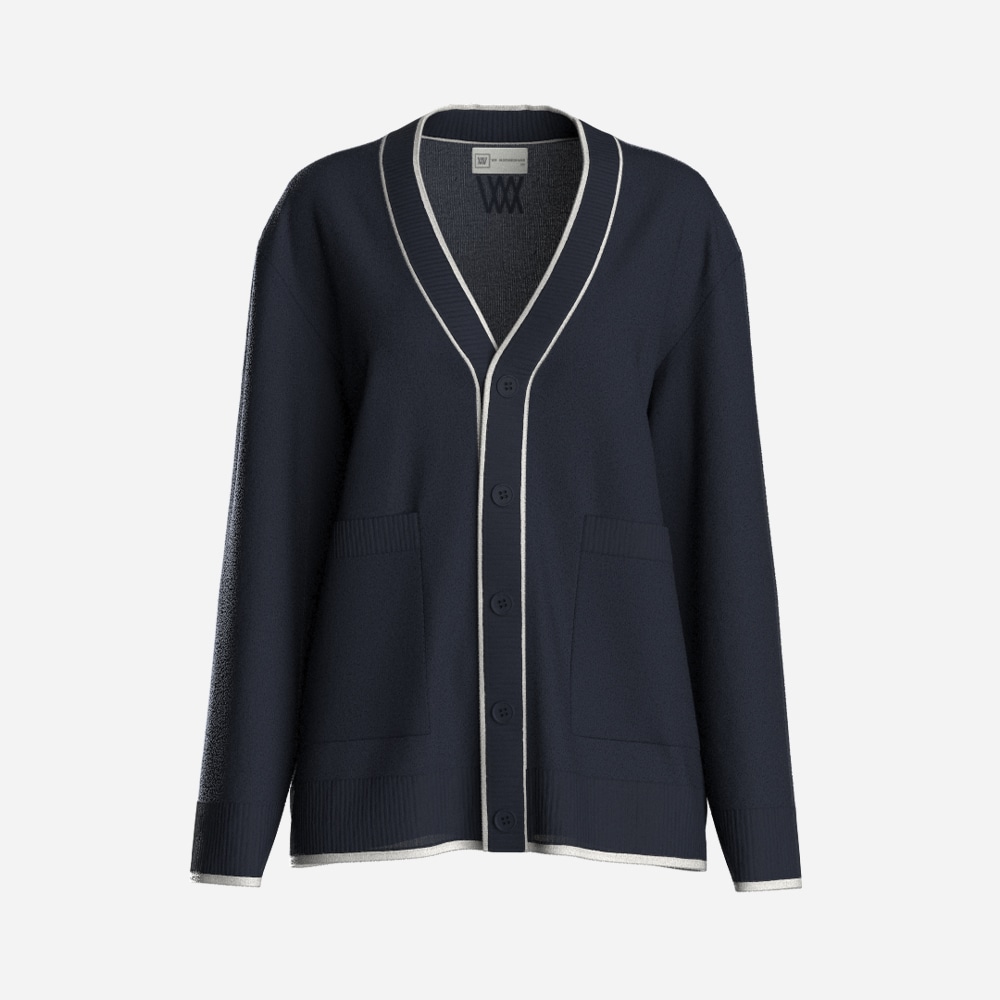Club Cardigan - Navy-Blue