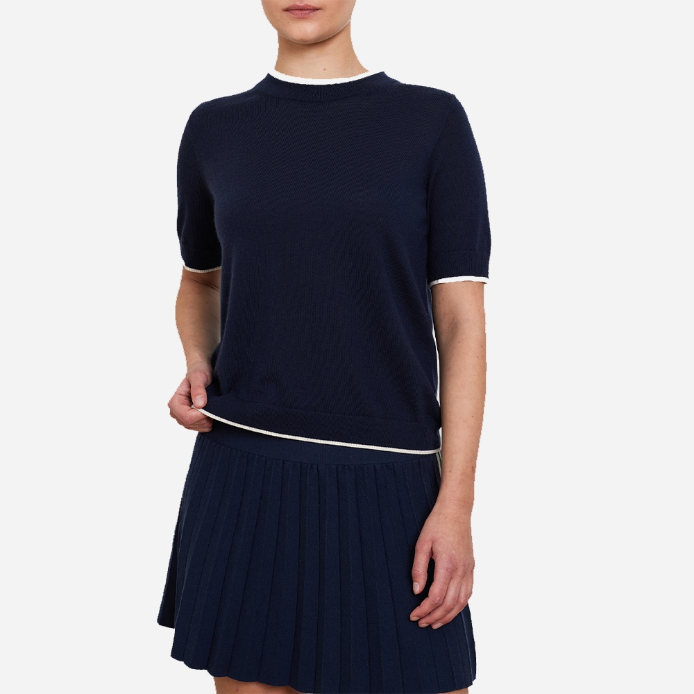Club Top- Navy-Blue