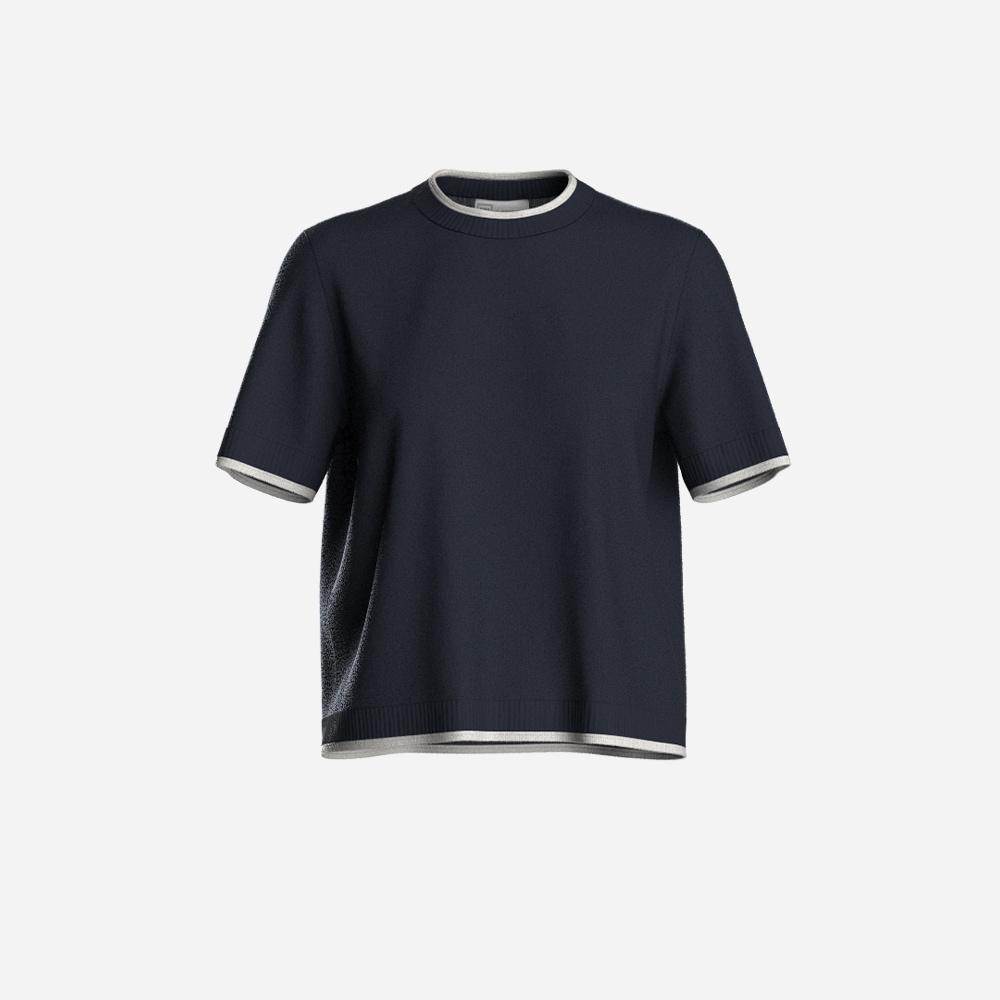 Club Top- Navy-Blue