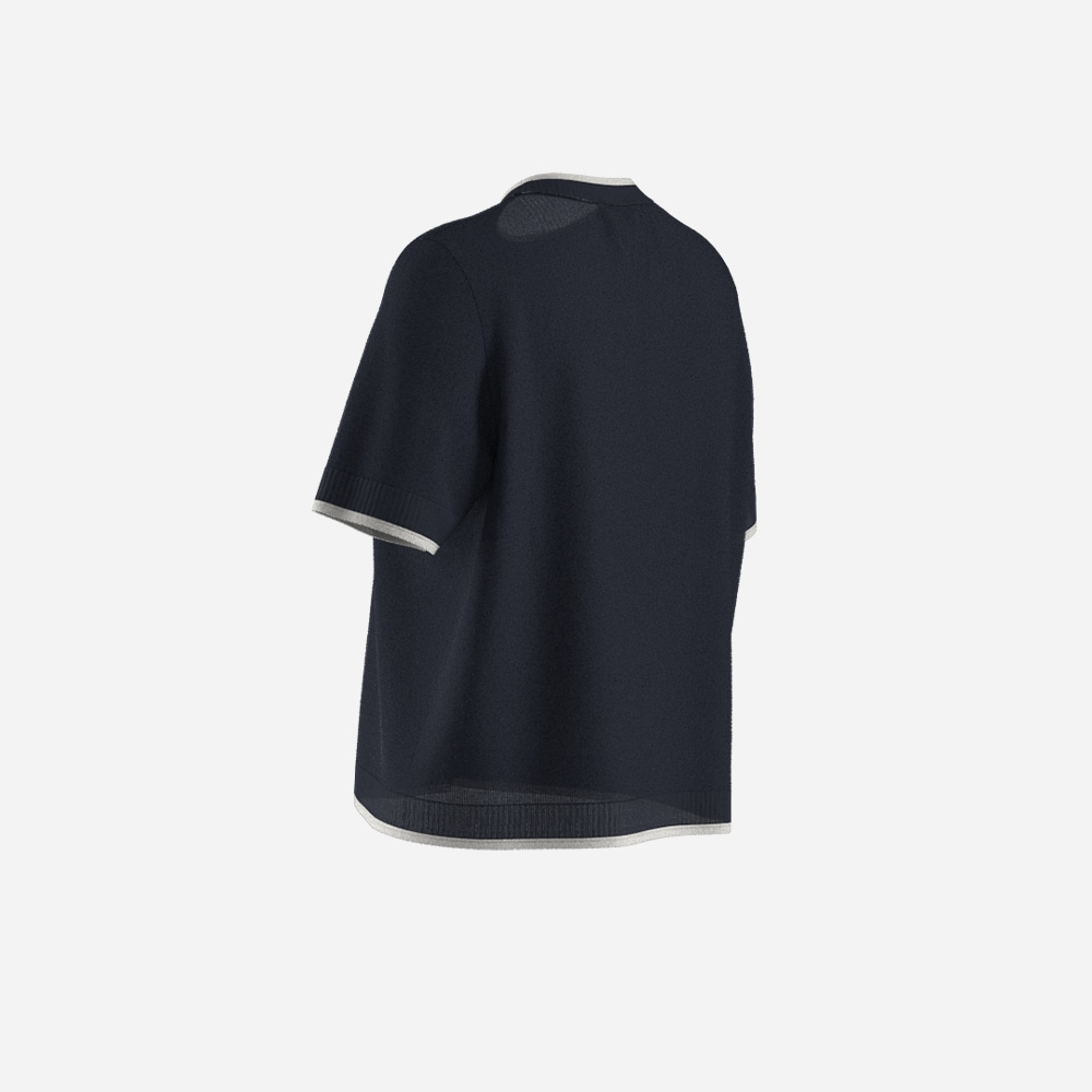 Club Top- Navy-Blue