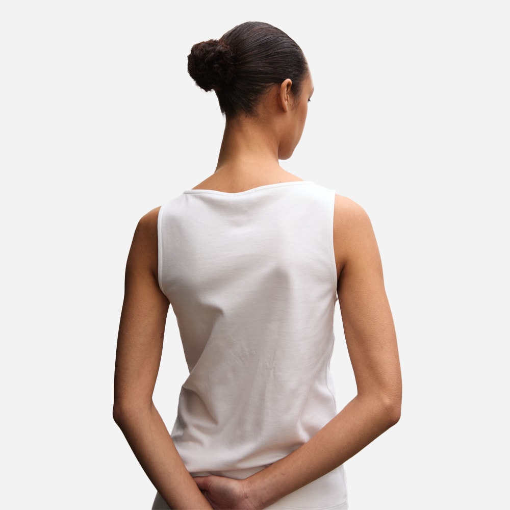 Boatneck Top - White