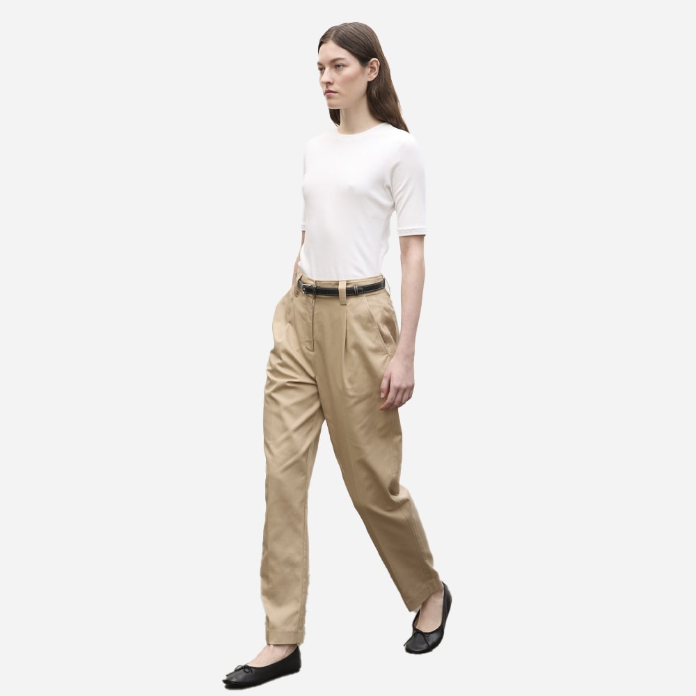 Classic Twill Chinos - Beige