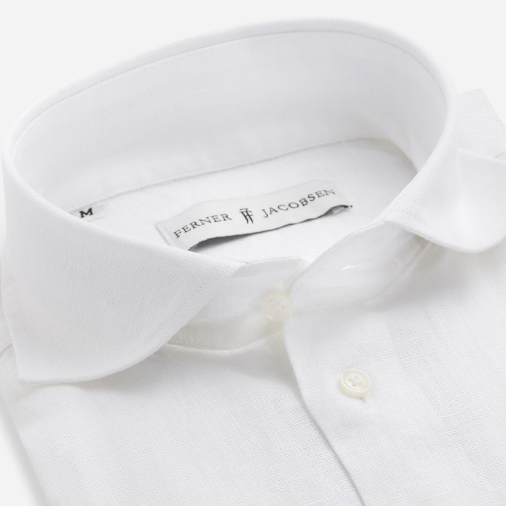 Regular Linen Shirt - White
