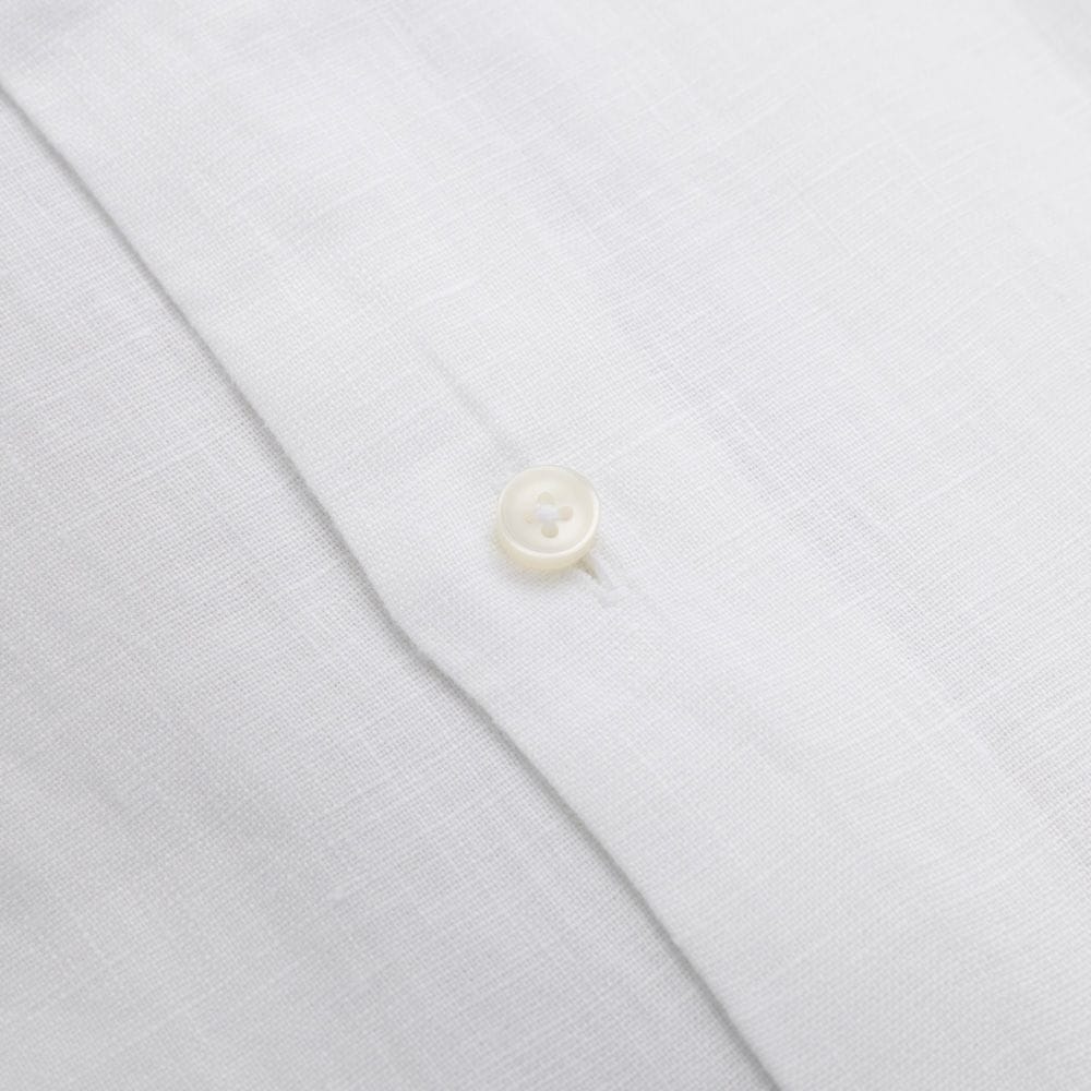 Regular Linen Shirt - White