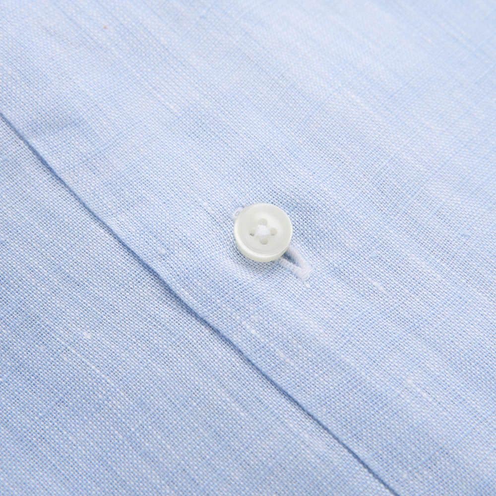 Regular Linen Shirt - Light Blue