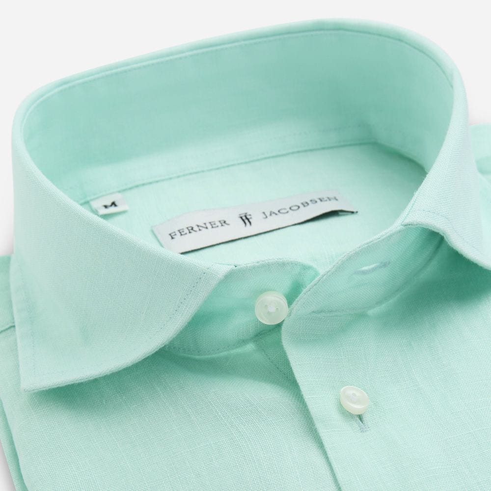 Regular Linen Shirt - Tourquise