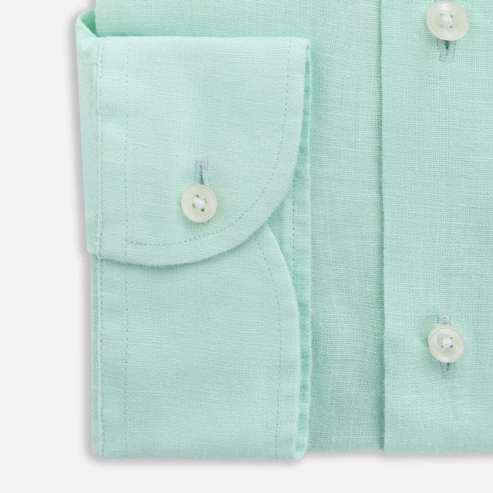 Regular Linen Shirt - Tourquise