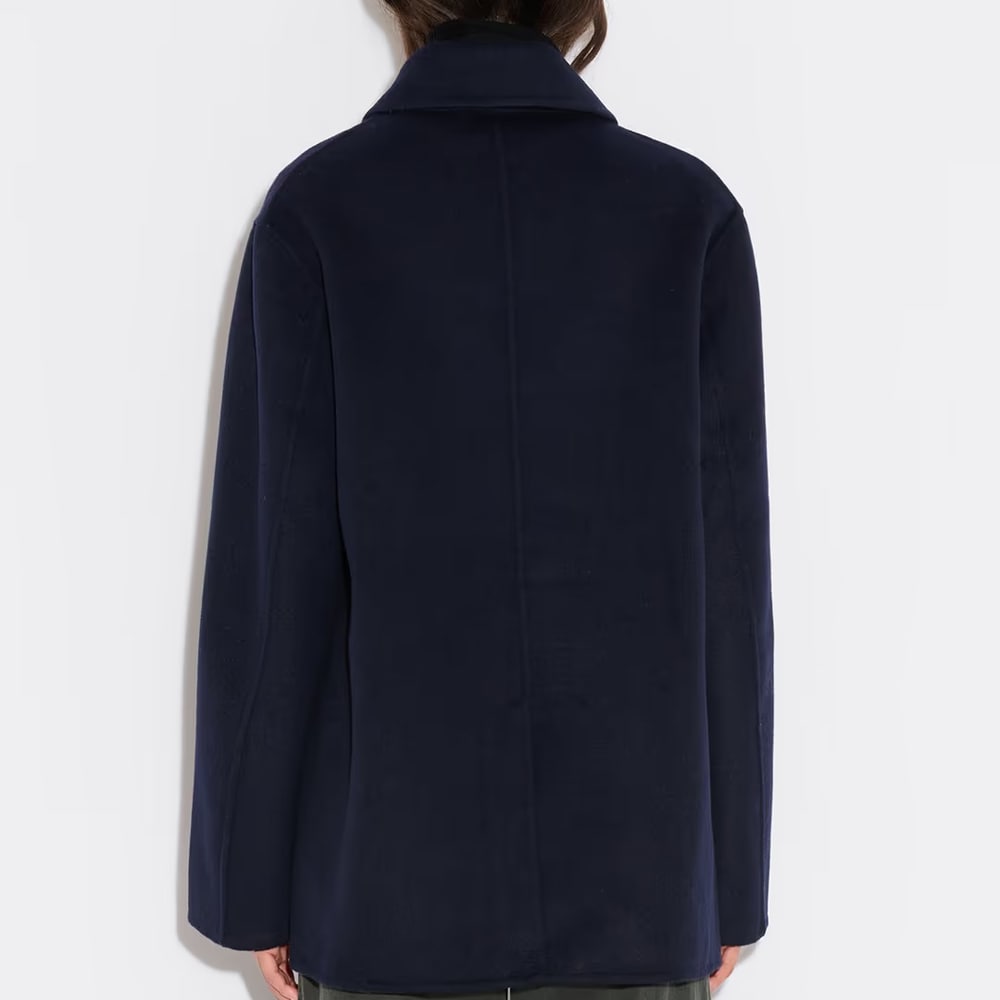 Felsa Wool Peacoat - Dk. Blue