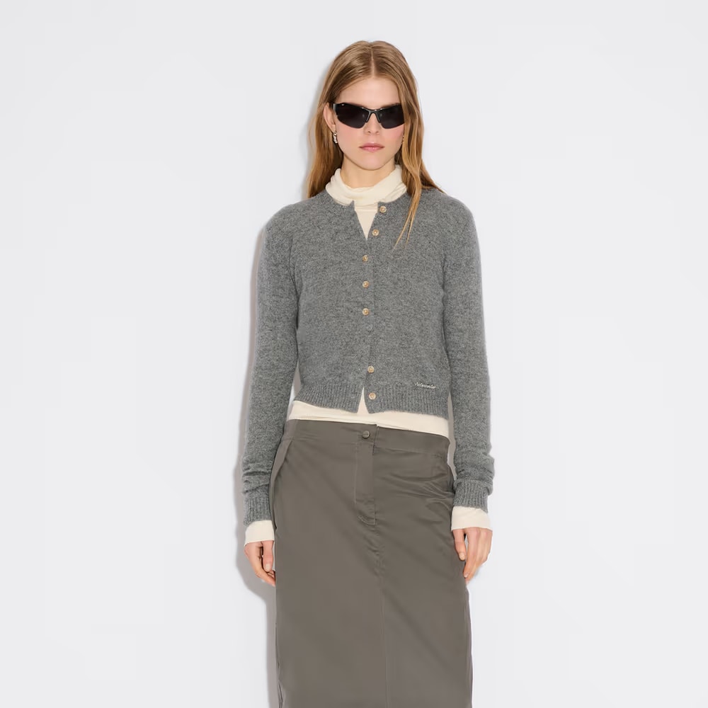 Cashmere Cardigan - Dark Grey