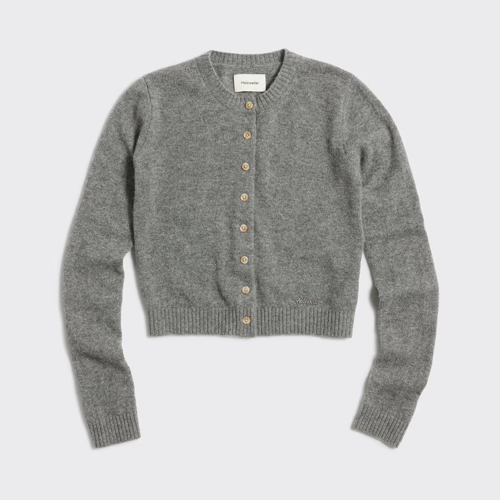 Cashmere Cardigan - Dark Grey
