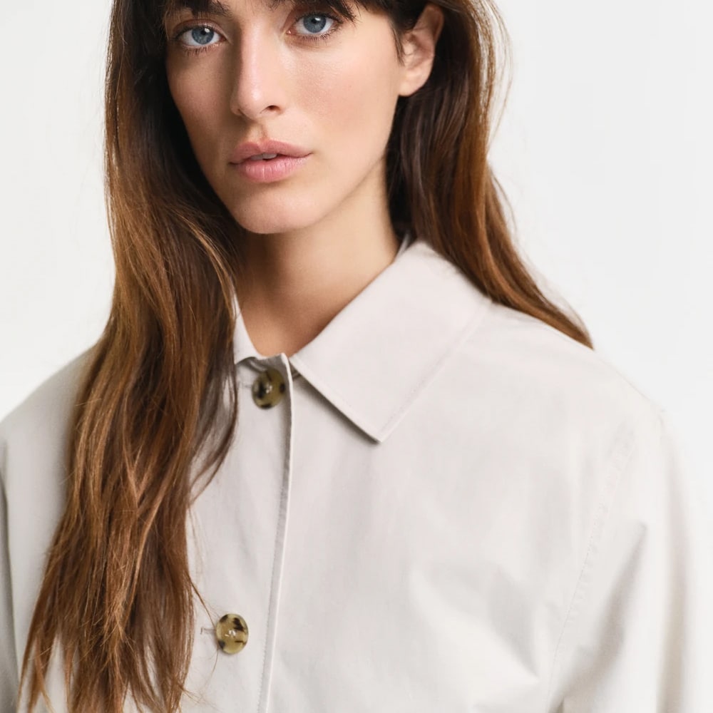 Relaxed Car Coat - Beige