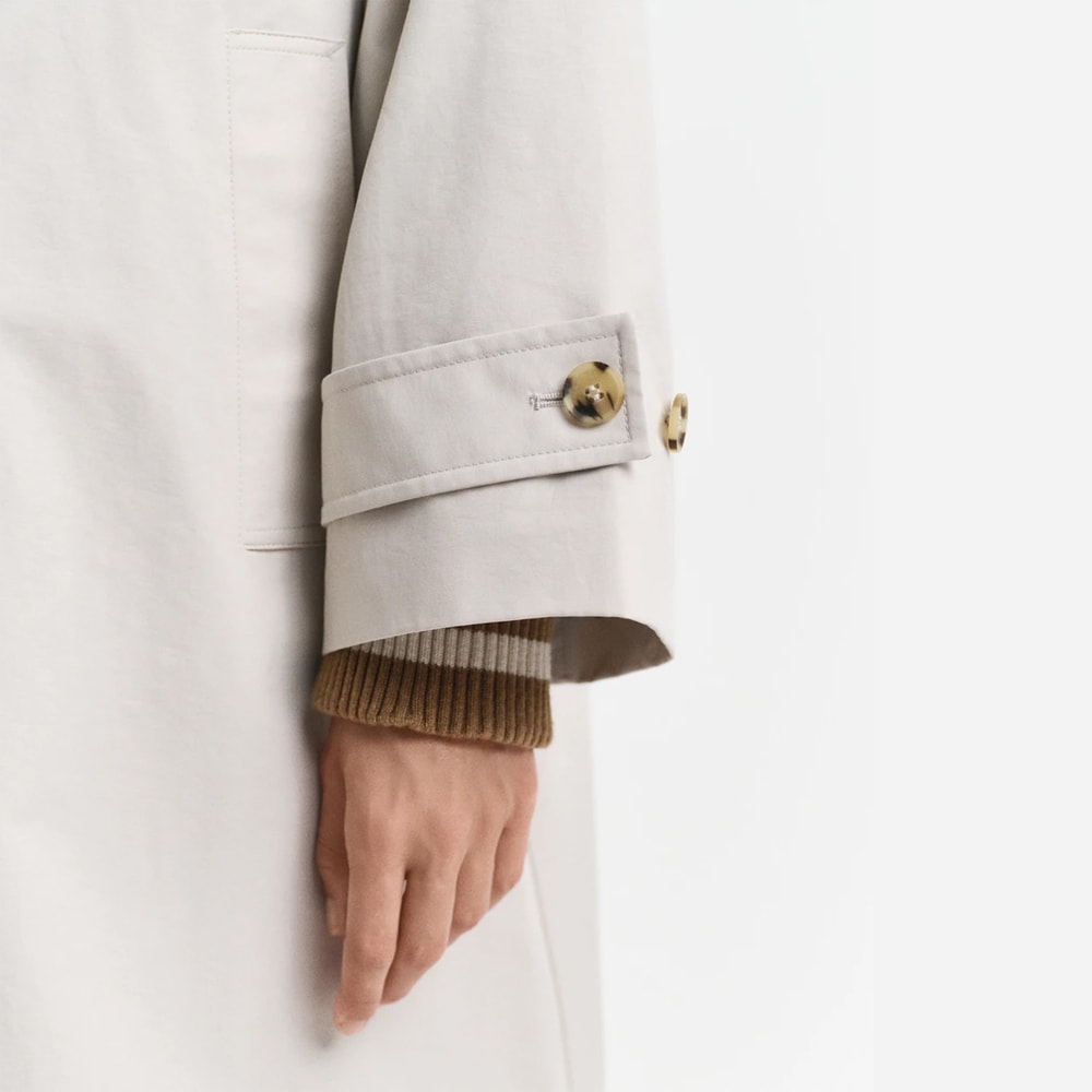 Relaxed Car Coat - Beige