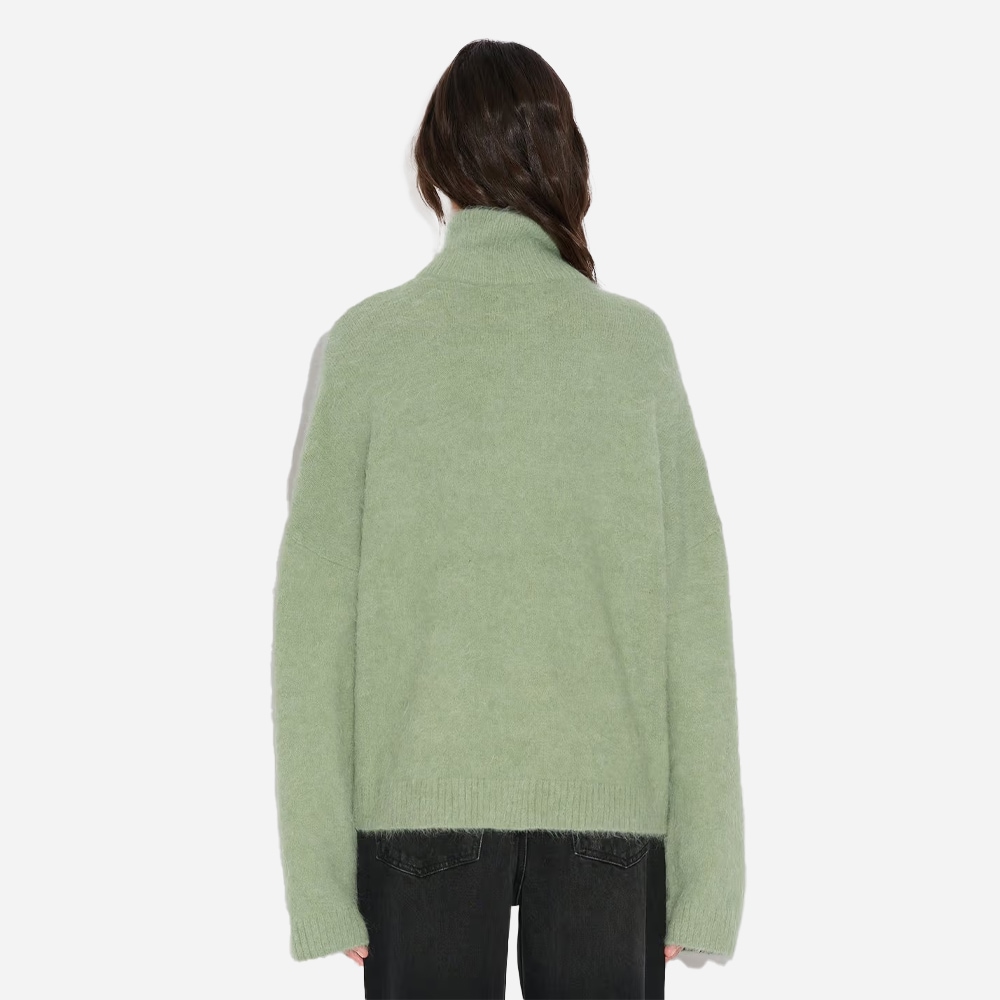 Tine Fluffy Cardigan - Green