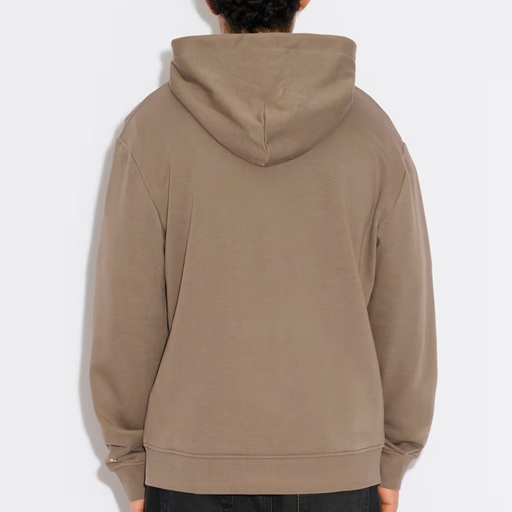 Regular Light Zip Hoodie - Taupe