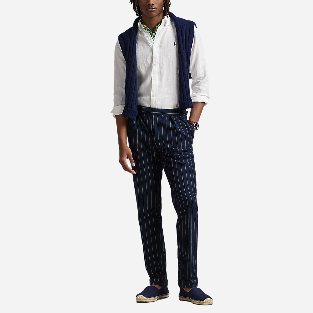 Custom Fit Linen Shirt - Ceramic White