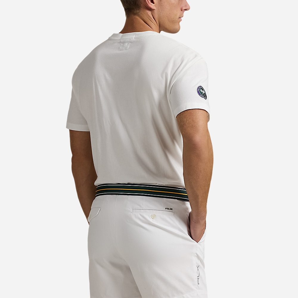 Wimbledon Classic Fit Polo Bear T-Shirt - Ceramic White