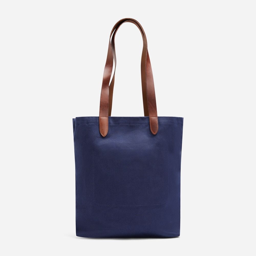 Polo Bear Shopper Tote - Newport Navy