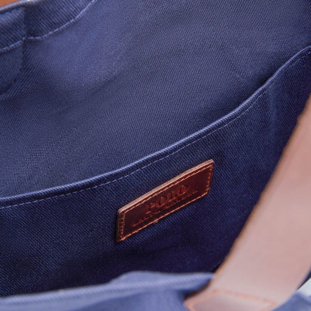 Polo Bear Shopper Tote - Newport Navy