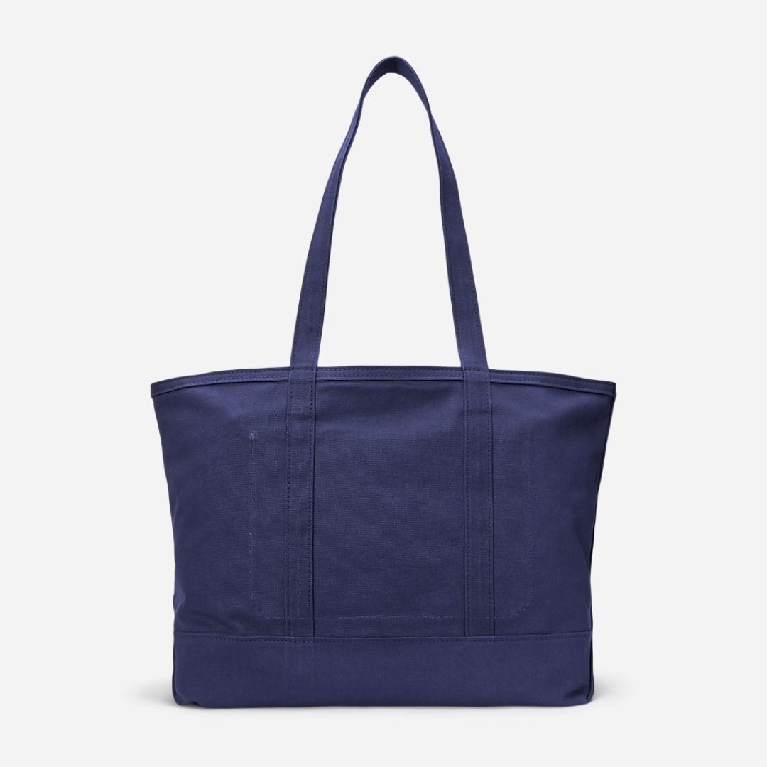 Polo Bear Canvas Tote - Newport Navy