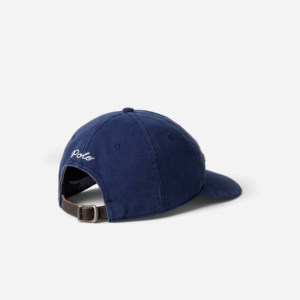Appliquéd Twill Ball Cap - Newport Navy