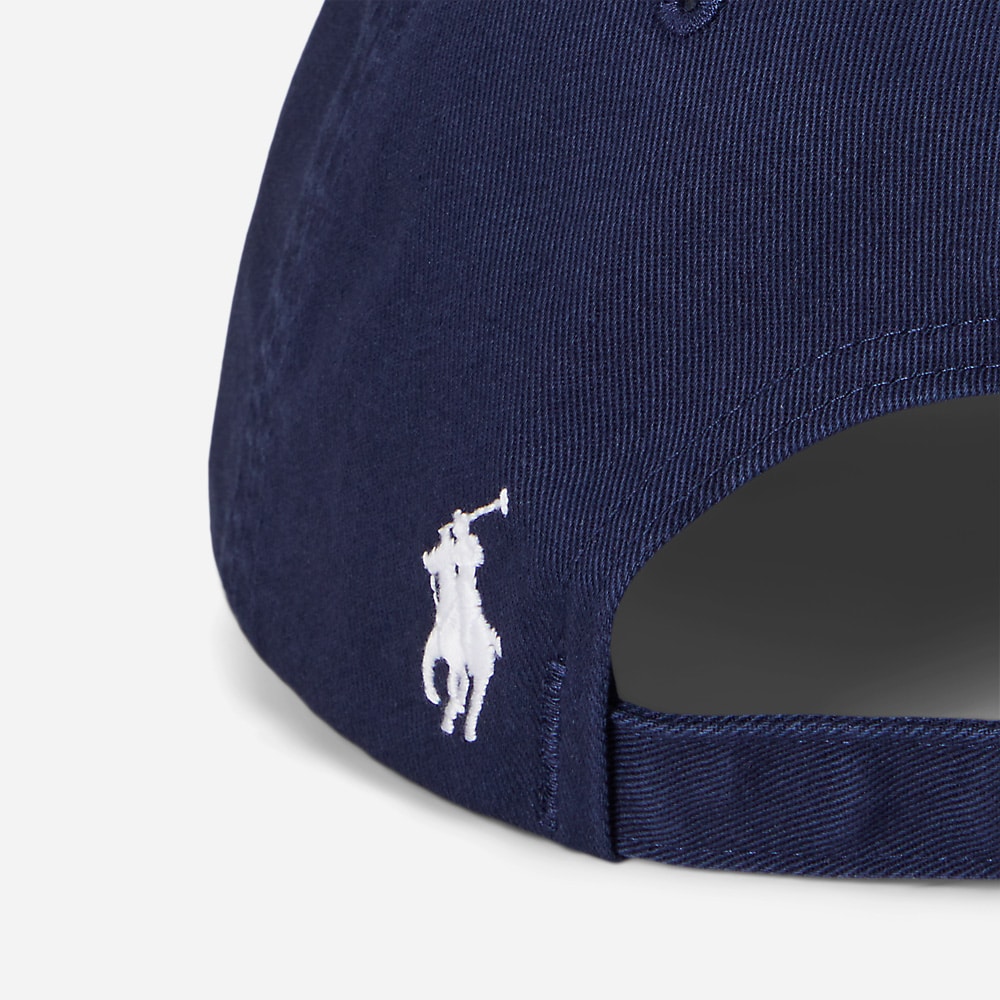 Wimbledon Crest Twill Cap - Refined Navy