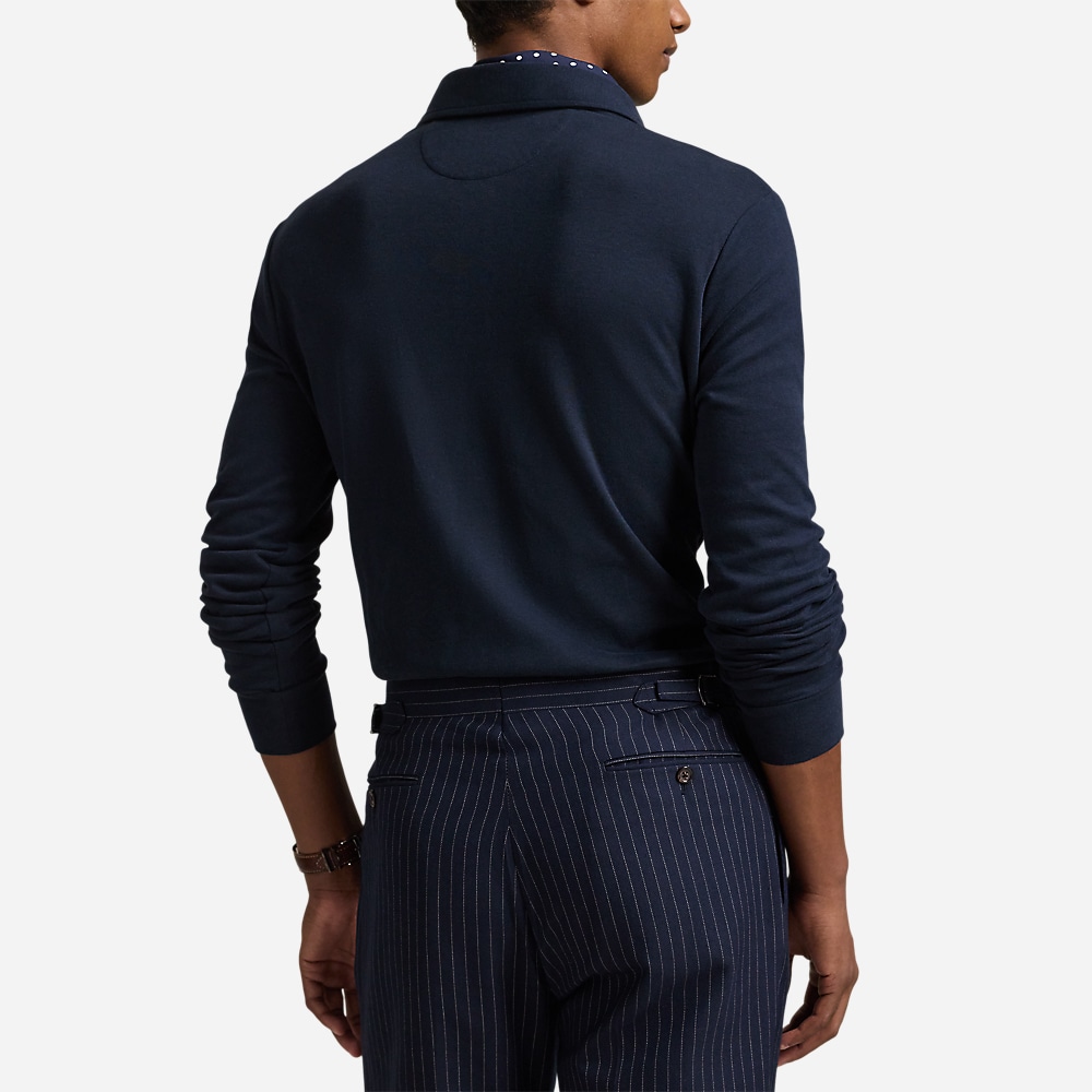 Luxury Jersey Polo Shirt - Aviator Navy