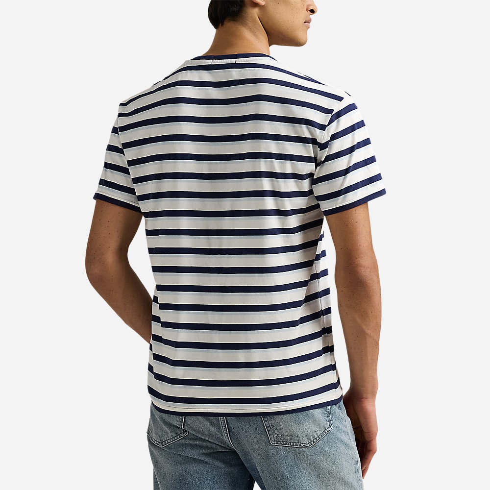 Classic Fit Striped Jersey T-Shirt - Nevis Multi