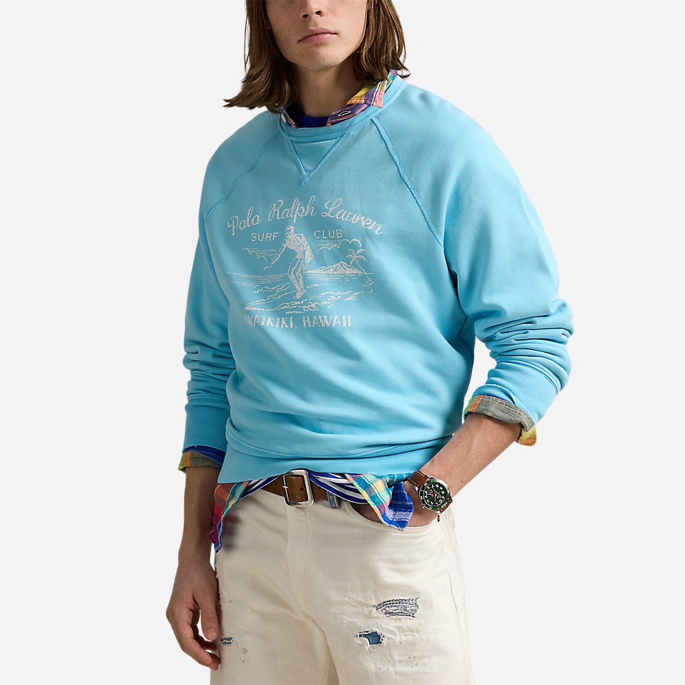 Vintage Fit Fleece Graphic Sweatshirt - Neptune