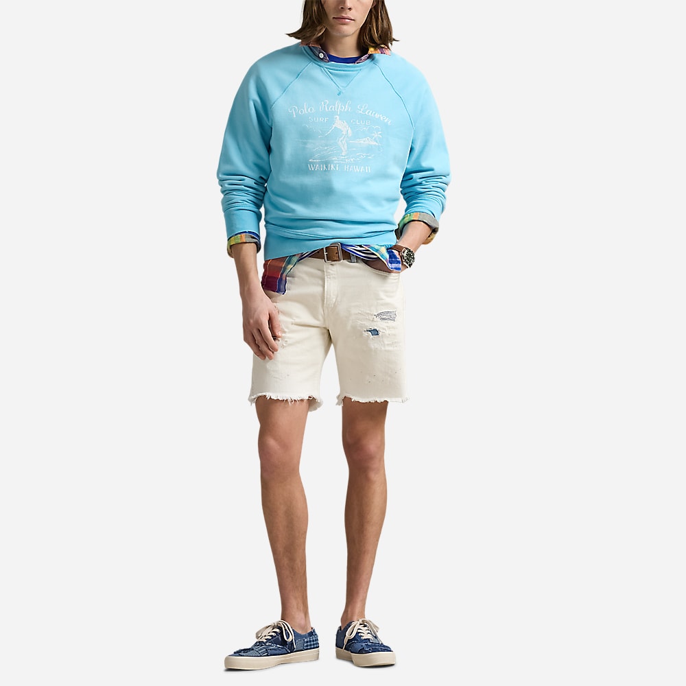 Vintage Fit Fleece Graphic Sweatshirt - Neptune