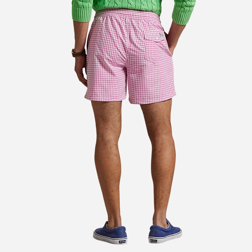 Traveler Classic Swim Trunk - Resort Rose Gingham